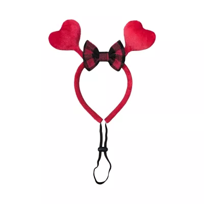 Puppy Love Valentine’s Day Headband & Bowtie Set - Free Size