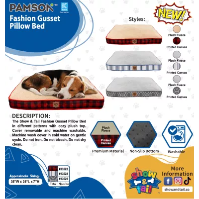 Fashion Gusset Pillow Bed